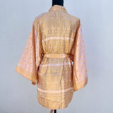 Kimono de Satin Brocado Vintage