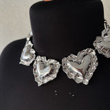 Collar Corazones (Acero inoxidable)