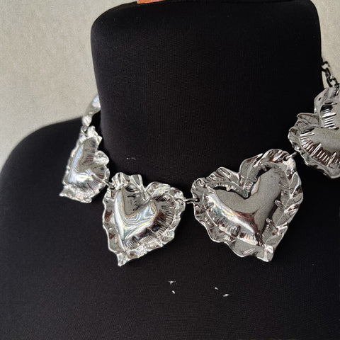 Collar Corazones (Acero inoxidable)
