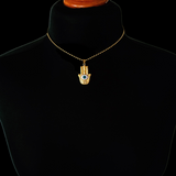 Collar Amuleto de Acero Inoxidable