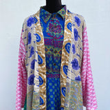 Kimono de Seda India con Listón