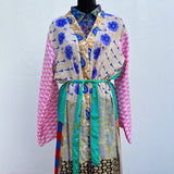 Kimono de Seda India con Listón