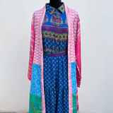 Kimono de Seda India con Listón