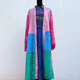 Kimono de Seda India con Listón