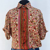 Camisa de Seda Con Botones de Coco (Unisex)