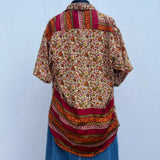 Camisa de Seda Con Botones de Coco (Unisex)