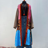 Kimono de Seda India con Listón