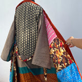 Kimono de Seda India con Listón