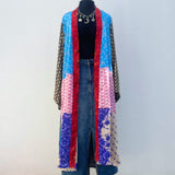 Kimono de Seda India con Listón