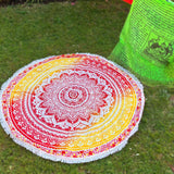 Manta de Mandala de Algodón