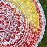 Manta de Mandala de Algodón