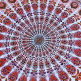 Manta con Mandala de Algodón de la India