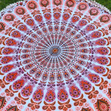 Manta con Mandala de Algodón de la India