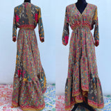 Vestido Bohemio de Seda India