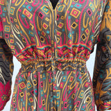 Vestido Bohemio de Seda India