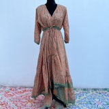 Vestido Bohemio de Seda India