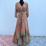 Vestido Bohemio de Seda India