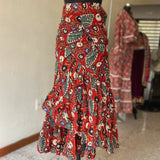 Falda de Algodón Puro Teñido Artesanalmente (BlockPrint)