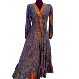 Vestido Bohemio de Seda India