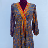 Vestido Bohemio de Seda India