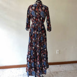 Vestido de Algodón Puro Teñido Artesanalmente (BlockPrint)