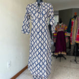 Set Pijama de India con Algodón Puro Teñido Artesanalmente (BlockPrint)