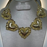 Collar Corazones (Acero inoxidable)
