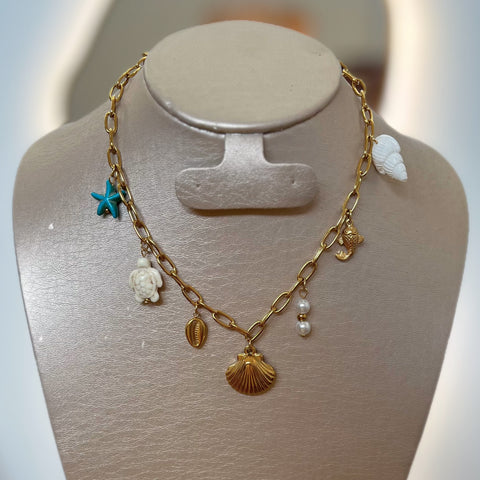 Collar Boho de Pendientes (Acero inoxidable)