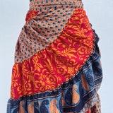 Falda Envolvente de Seda India