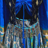 2 en 1 - Cinturón y Collar Vintage hecho Artesanalmente por una Tribu Gitana