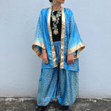 Set Hecho con Satin Brocado Vintage