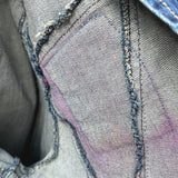 Chamarra Vintage Intervenida con Arte Textil Hecho por Gitanos