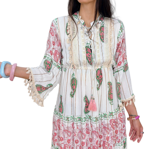 Vestido Bohemio de Rayón