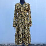 Vestido de Algodón Teñido Artesanalmente