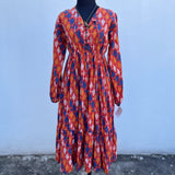 Vestido de Algodón Teñido Artesanalmente
