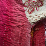 Abrigo Vintage “Kantha” con Bordados a Mano de la India (Algodón)