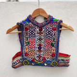 Mini Top o Parche Vintage y Gitano de Afganistán