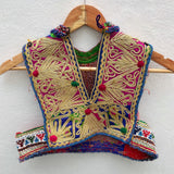 Mini Top o Parche Vintage y Gitano de Afganistán