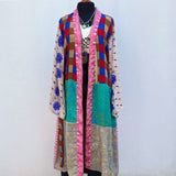 Kimono de Seda India con Listón (Con Detalle)