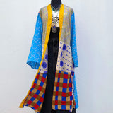 Kimono de Seda India con Listón