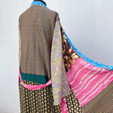 Kimono de Seda India con Listón