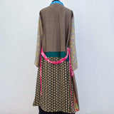 Kimono de Seda India con Listón