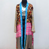 Kimono de Seda India con Listón