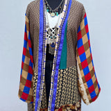 Kimono de Seda India con Listón (Con Defecto)
