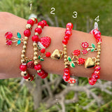 Pulseras de Amor, Amistad y Frutas - Por Pieza