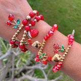 Pulseras de Amor, Amistad y Frutas - Por Pieza