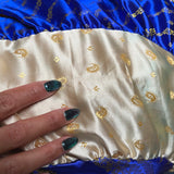 Falda Envolvente Hecha con Satin Brocado Vintage (Con Detalle)