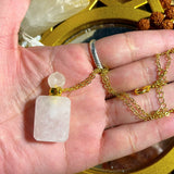 Mágico Collar Perfumero con Cuarzo Rosa