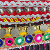 Bolsa Vintage y Gitana con Bordados Artesanales (Tiene Detalles)