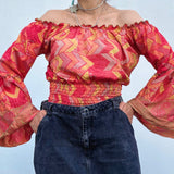 Blusa Bohemia de Seda